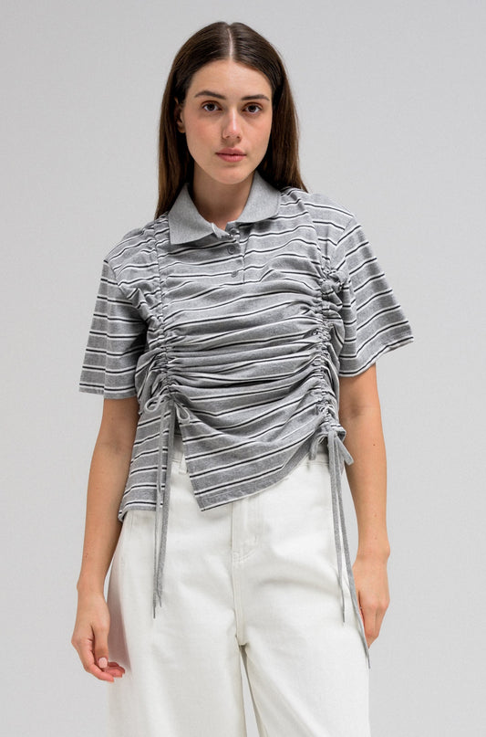 ZANA CINCHED POLO