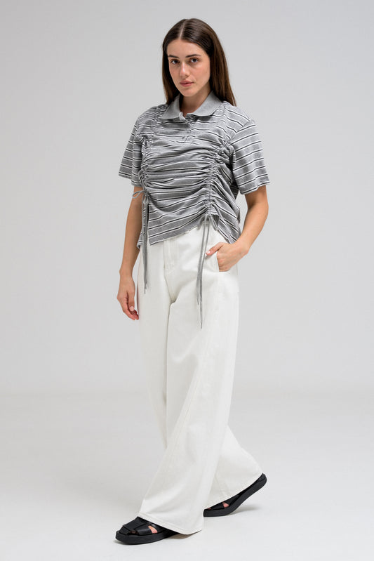 ZANA CINCHED POLO