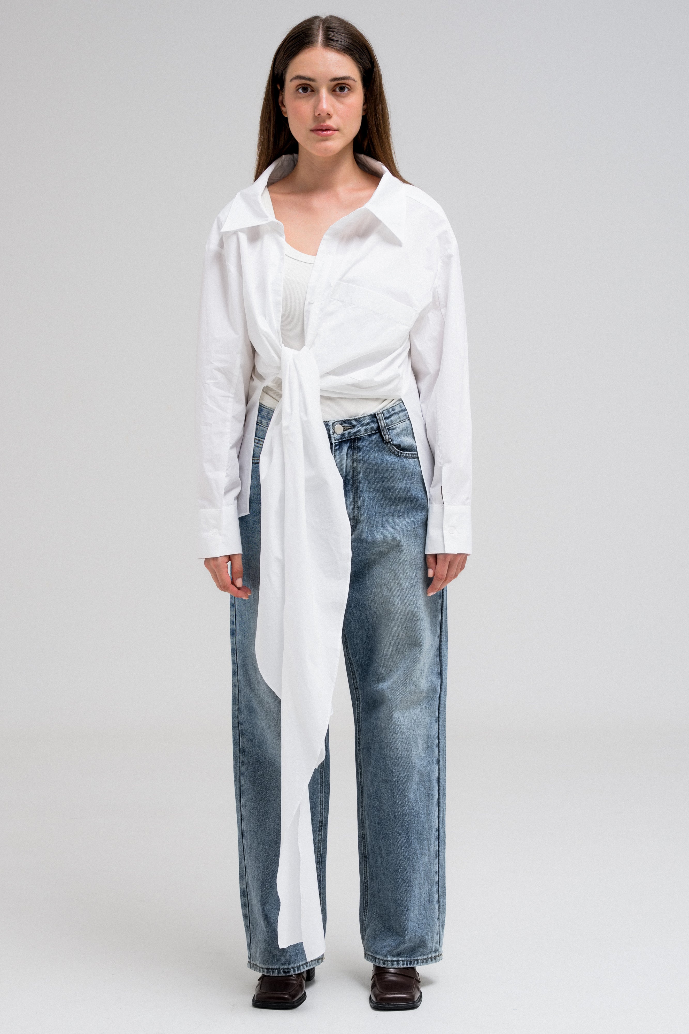 SELENE TIE SHIRT