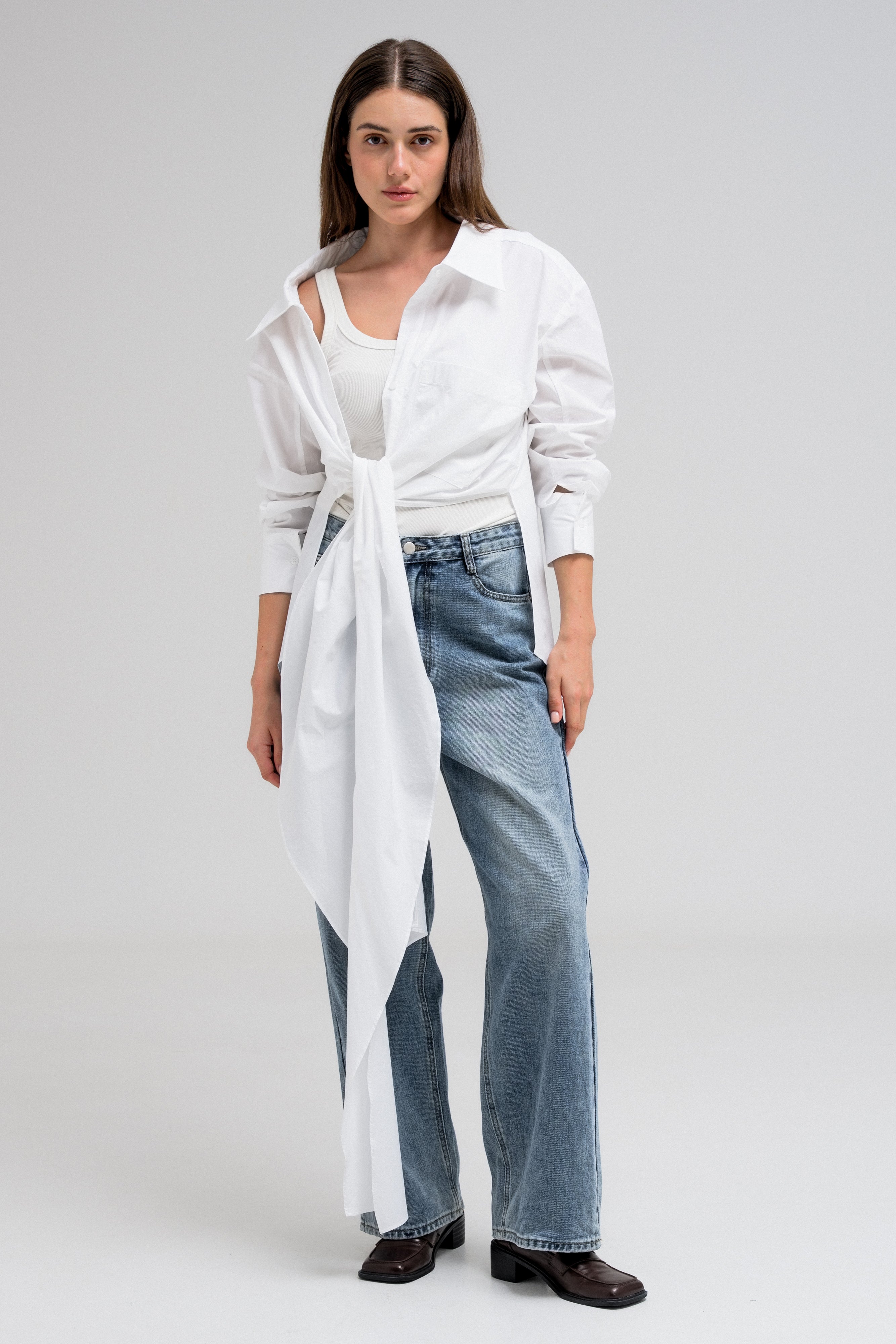 SELENE TIE SHIRT
