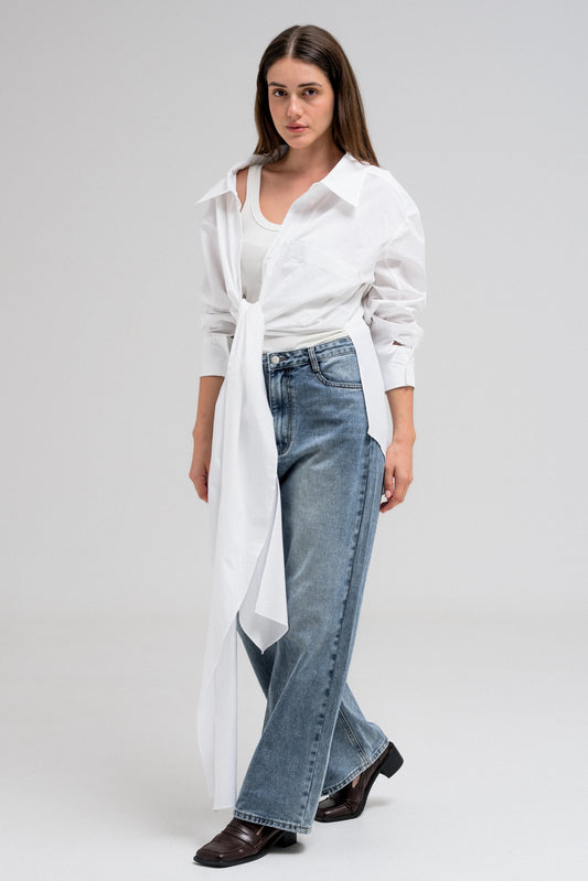 SELENE TIE SHIRT