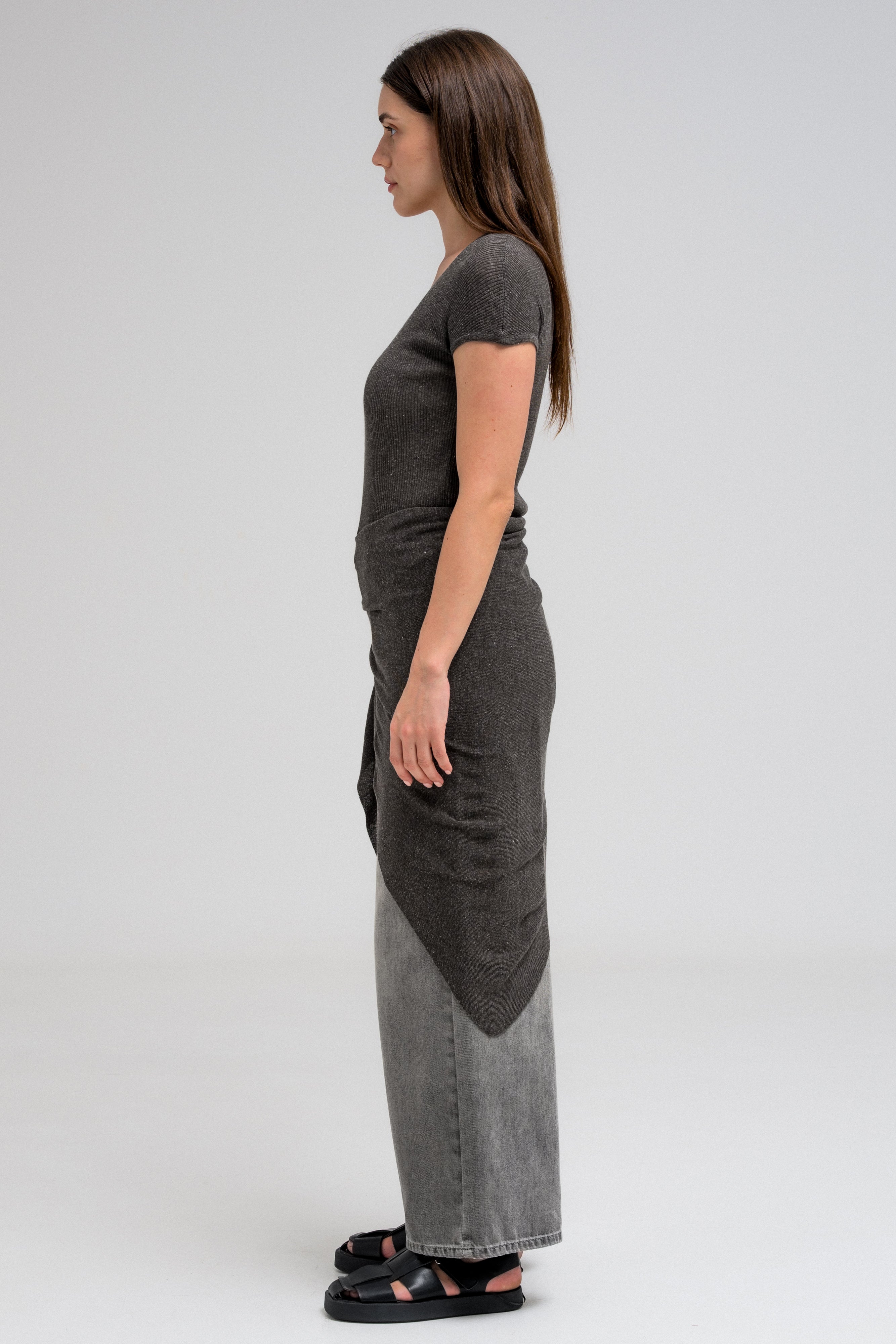 SERIN TOP AND SCARF SET