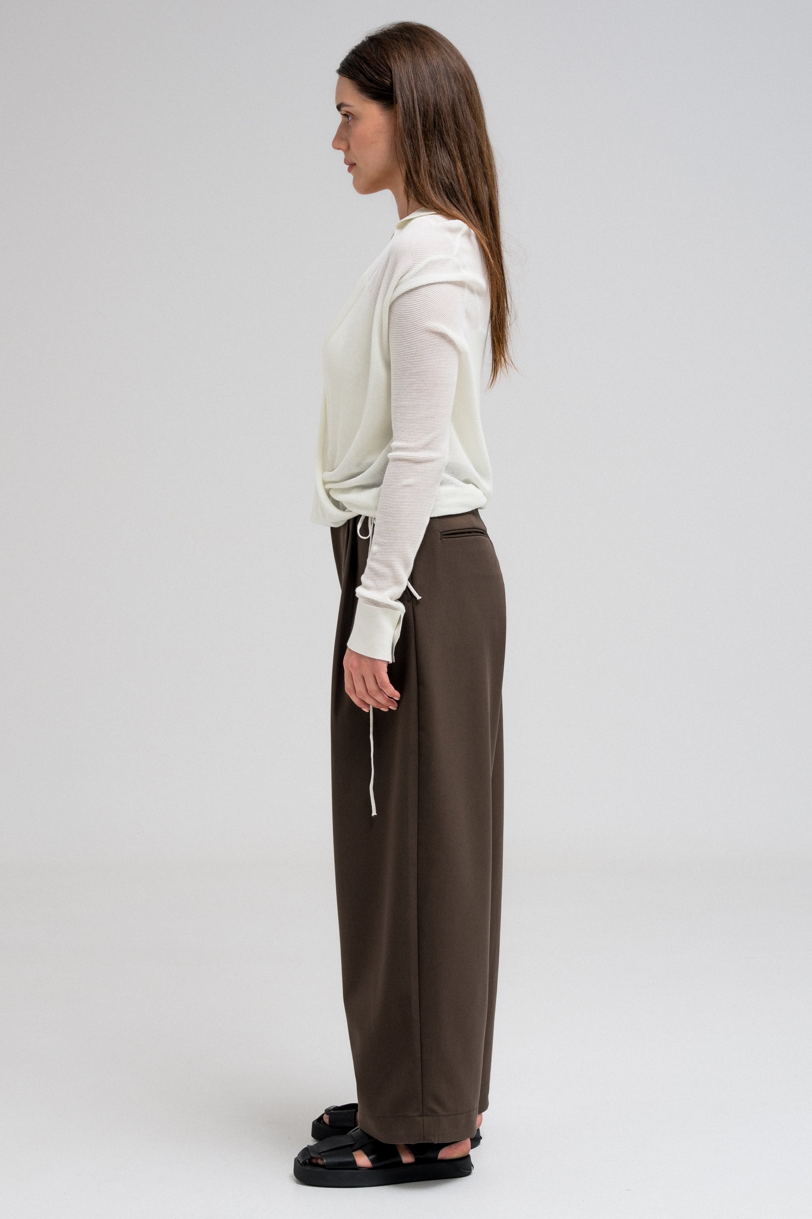 LIRA DRAPED BLOUSE