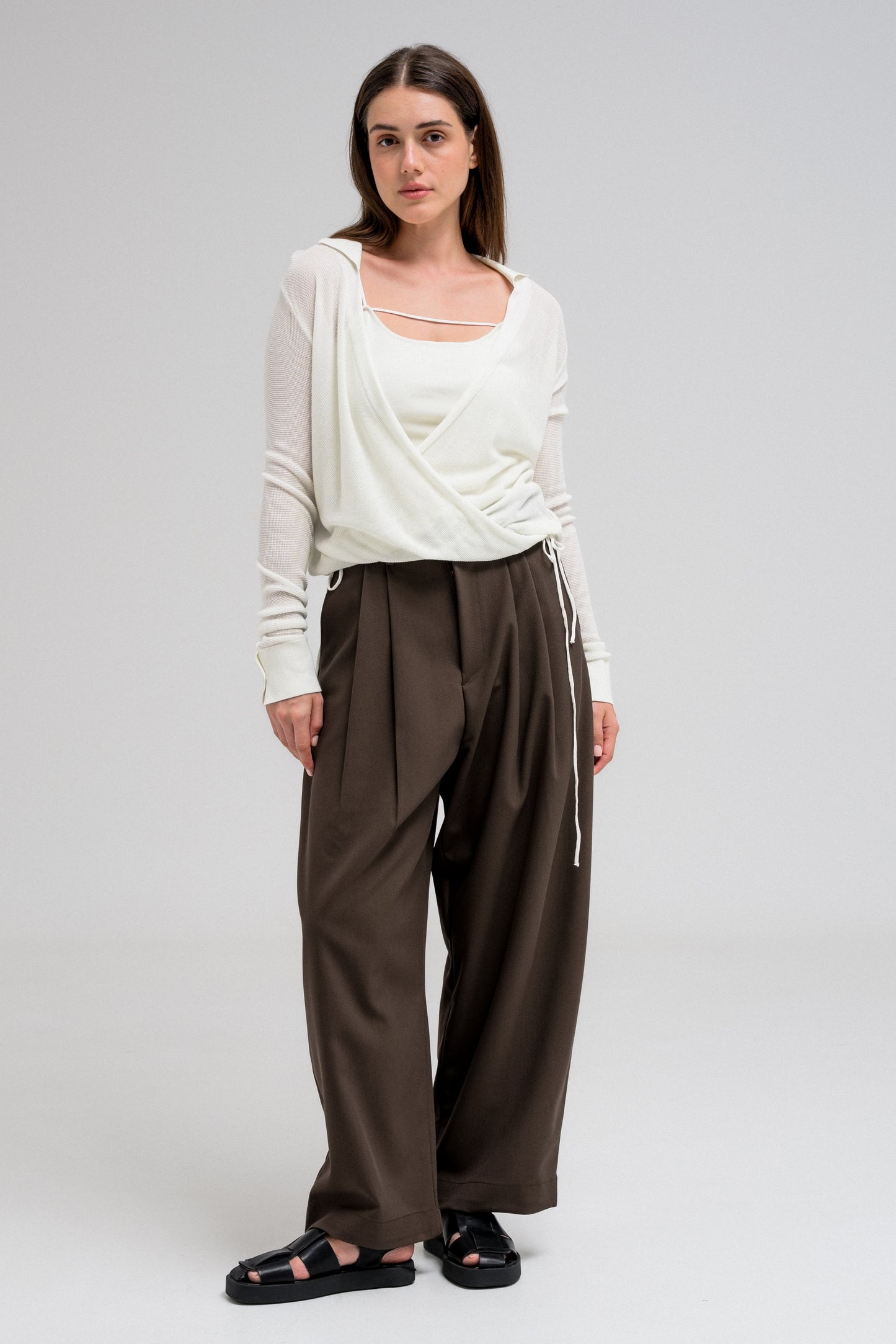 LIRA DRAPED BLOUSE