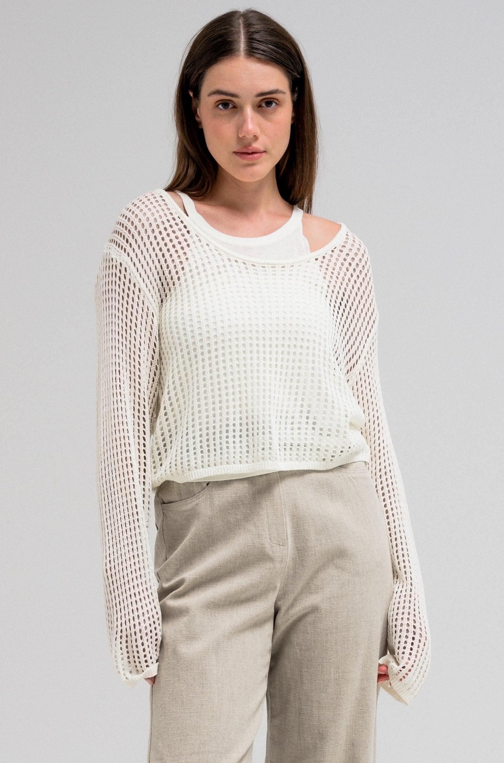 LIRA OPEN-KNIT SET
