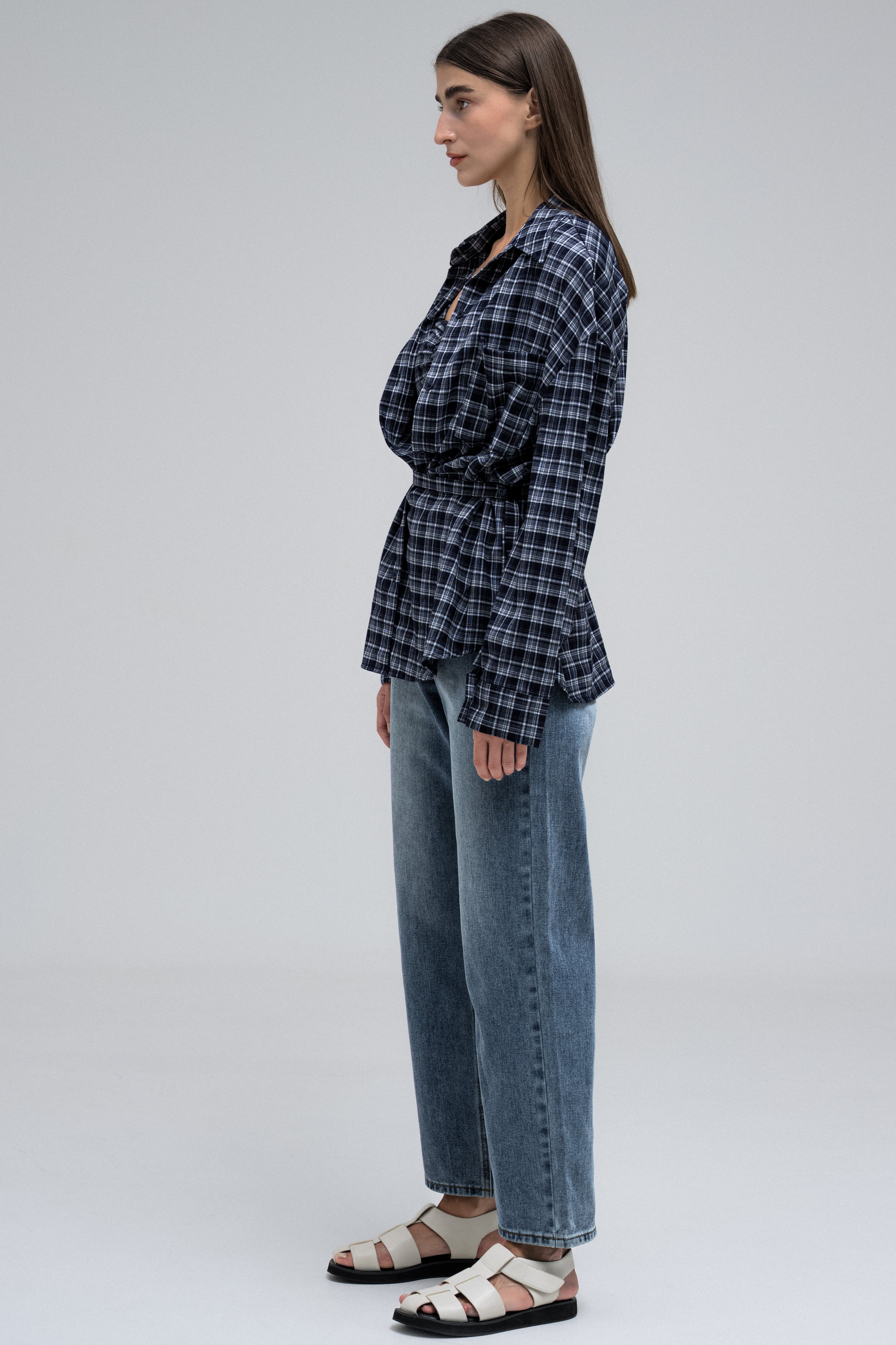 CHECKERED TOP SET