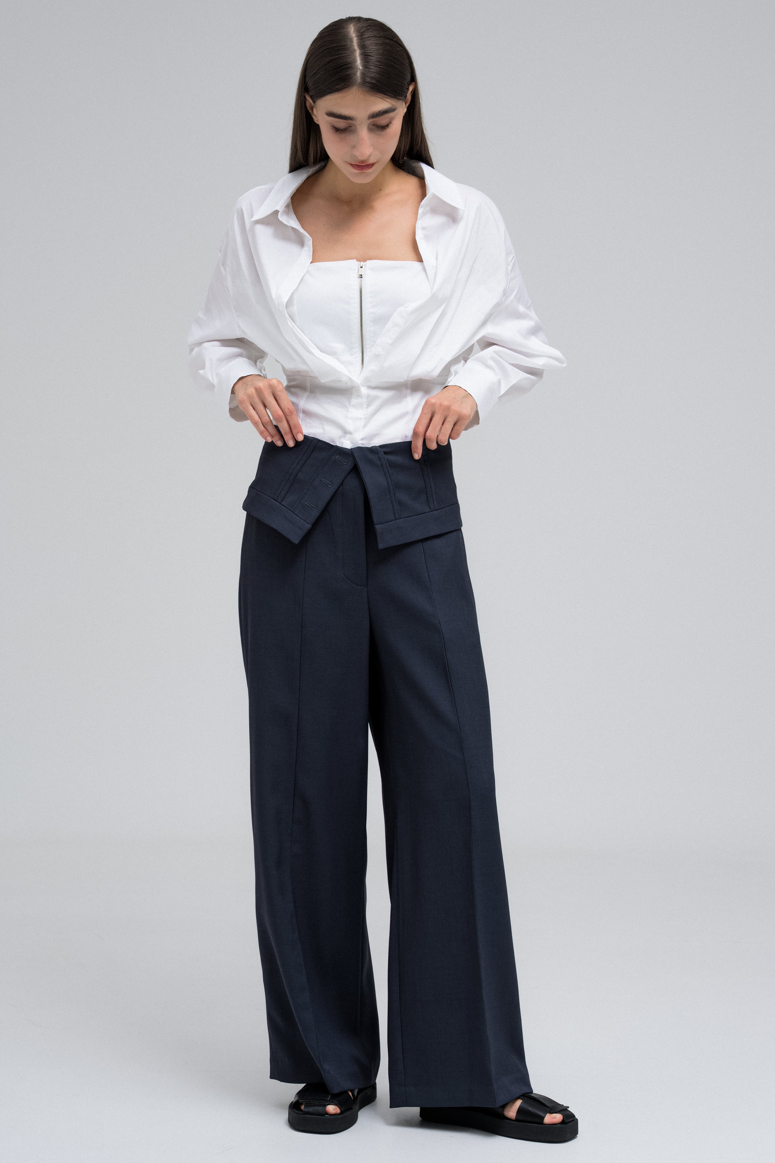 ANNITA FOLDED PANTS