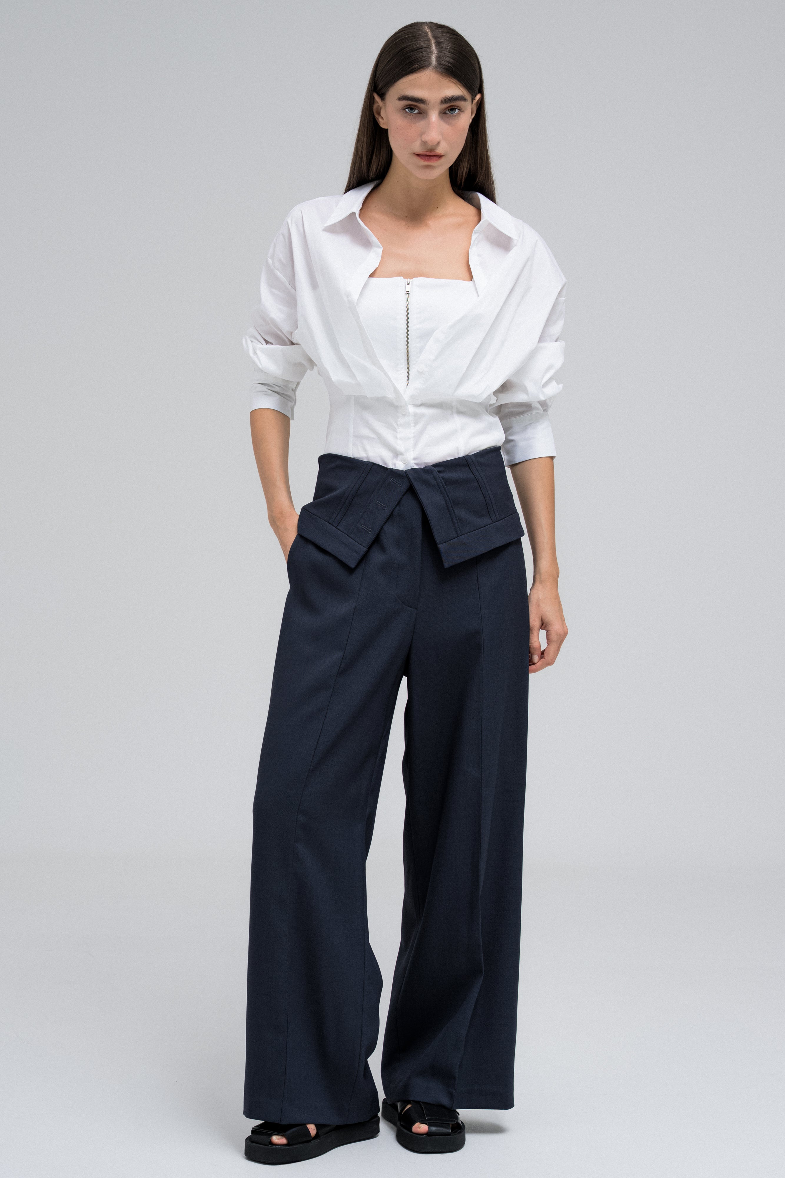 ANNITA FOLDED PANTS