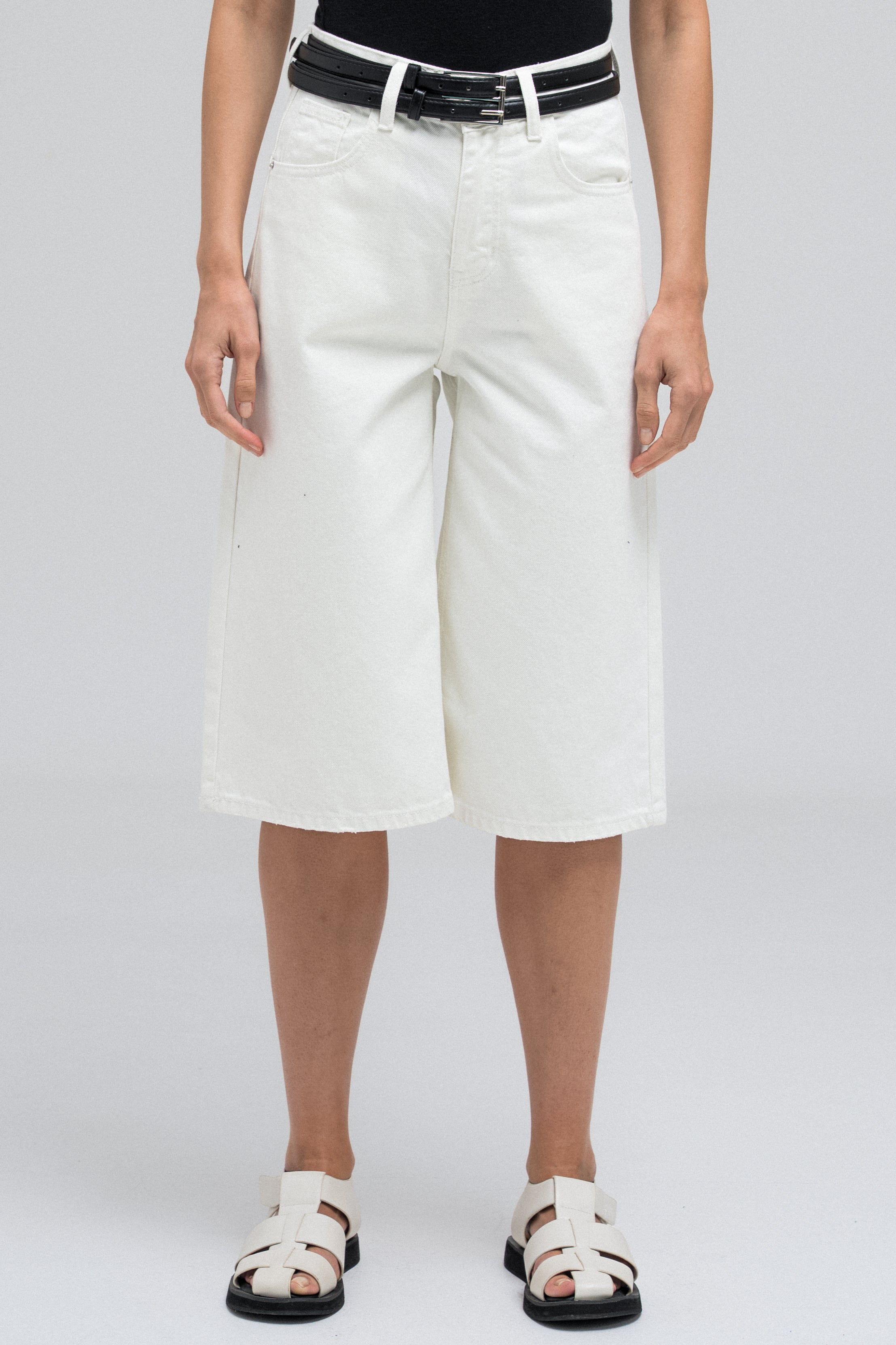 THE DOUBLE BELT SHORTS