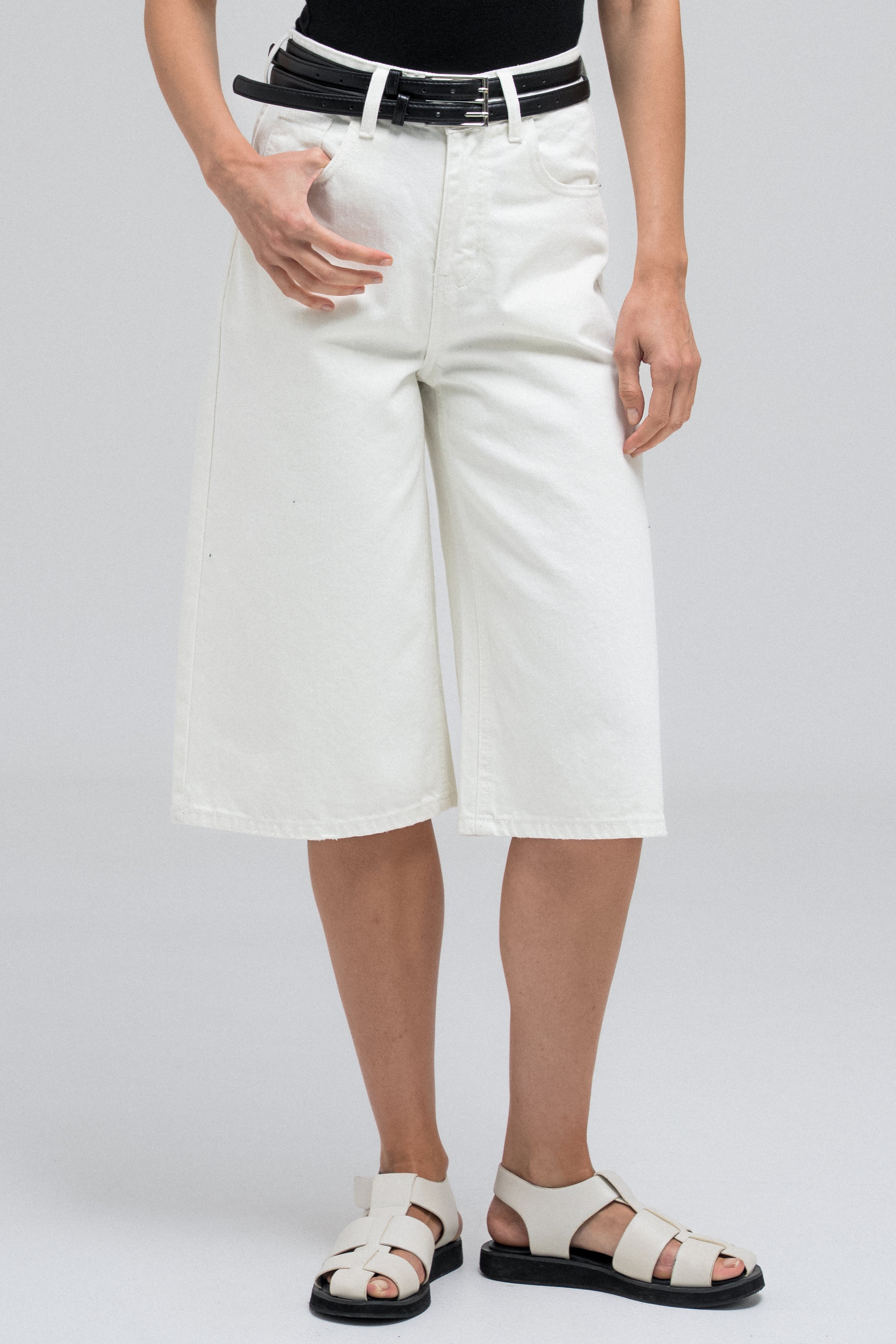 THE DOUBLE BELT SHORTS
