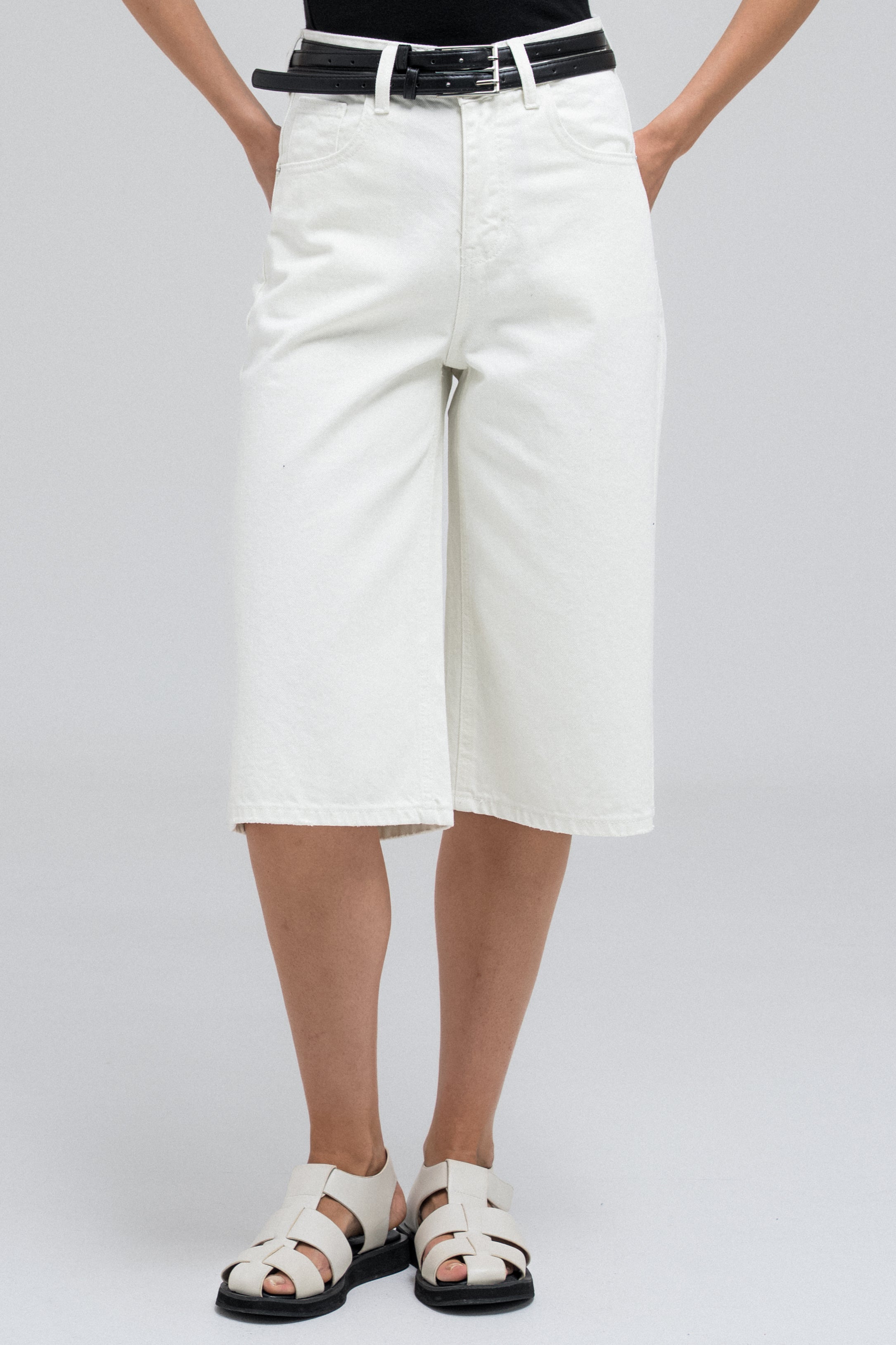 THE DOUBLE BELT SHORTS