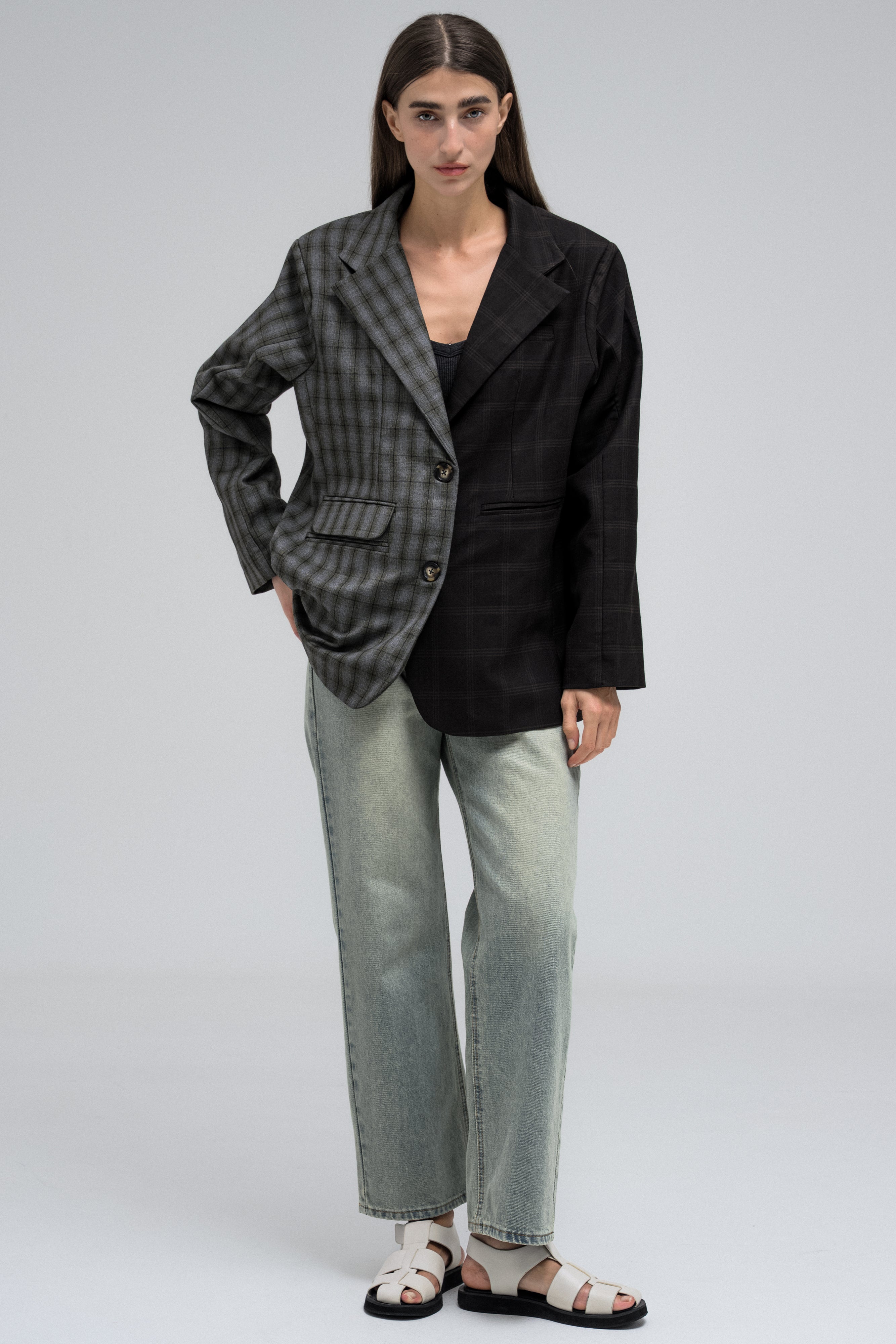 HALF & HALF DAD BLAZER V3