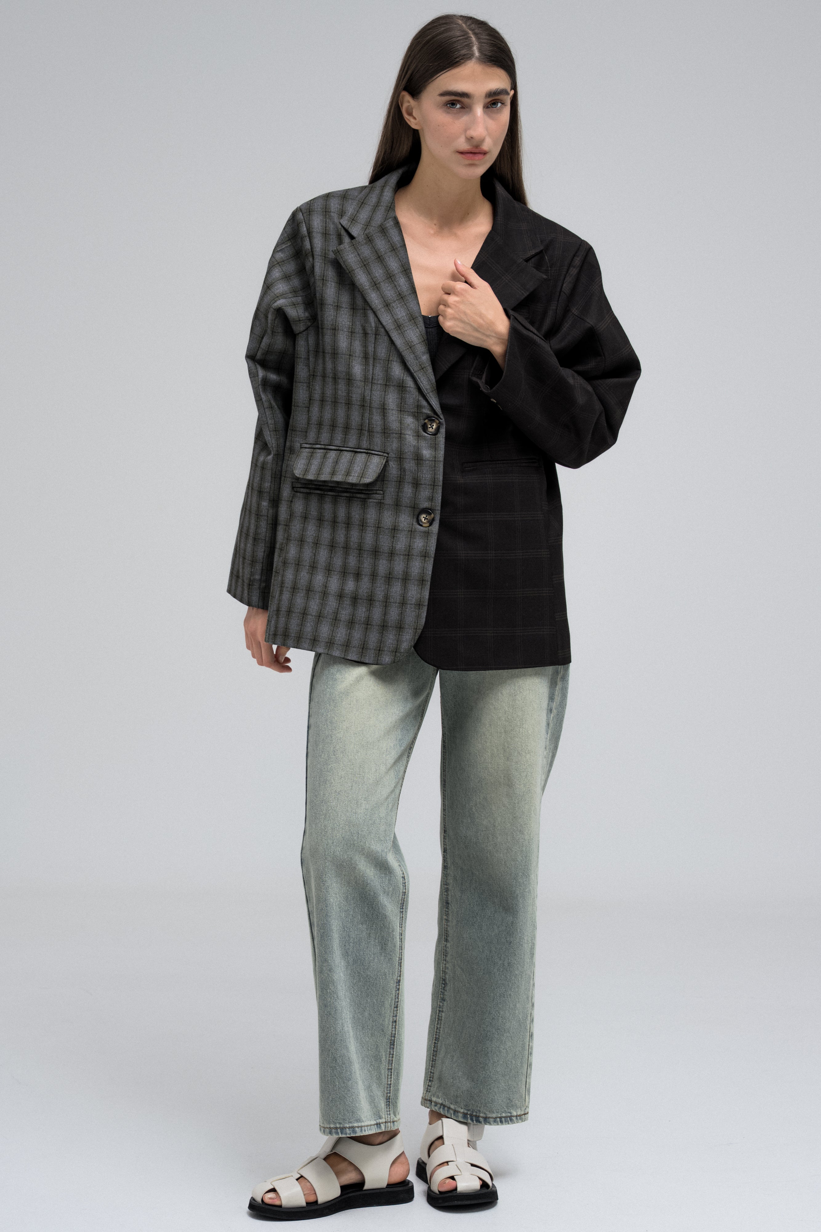 HALF & HALF DAD BLAZER V3