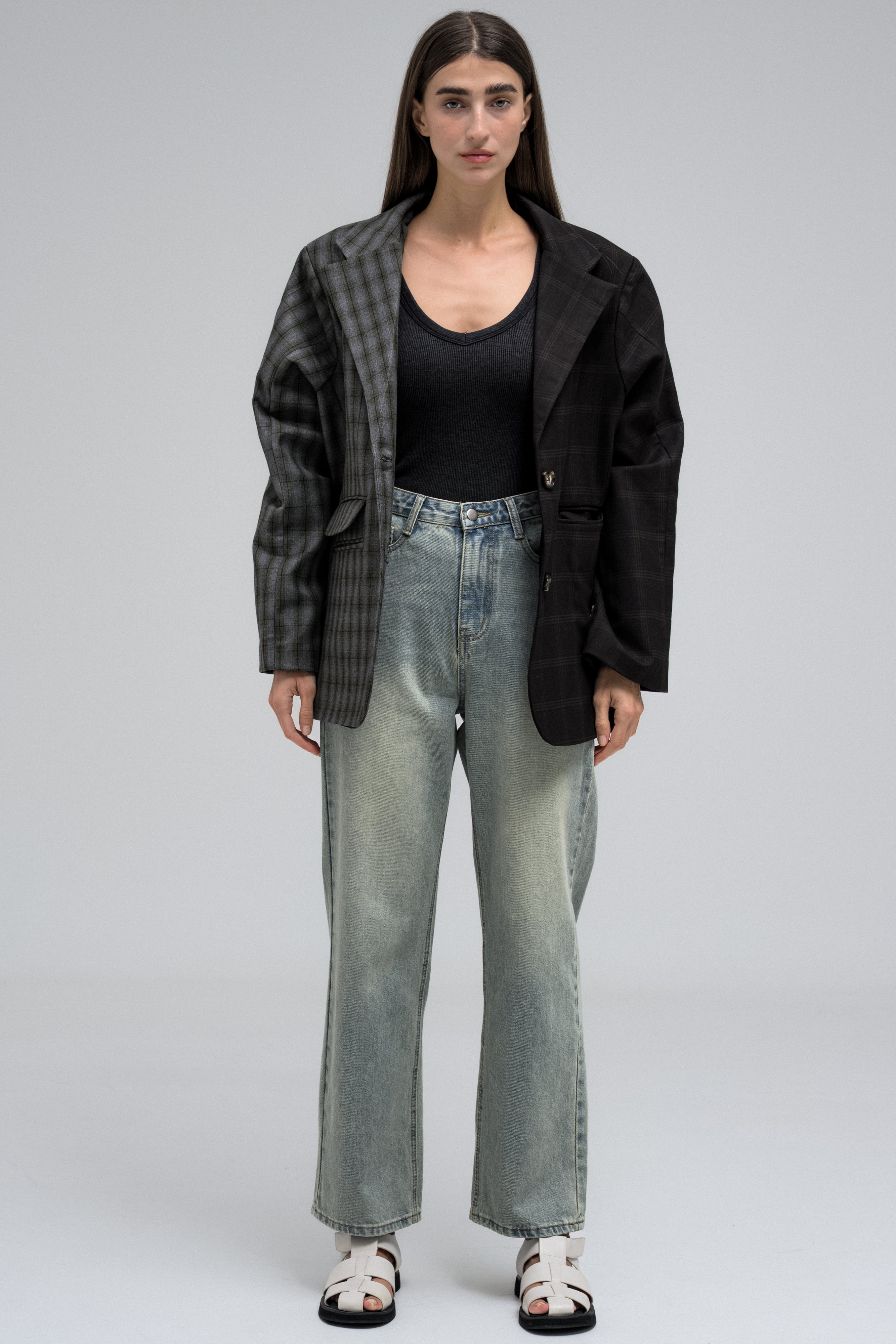 HALF & HALF DAD BLAZER V3