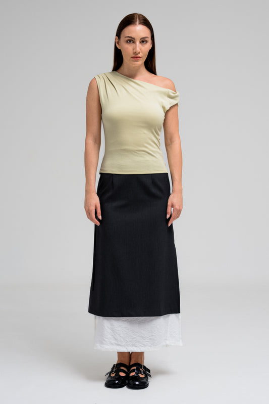 VIENNA DRAPED TOP