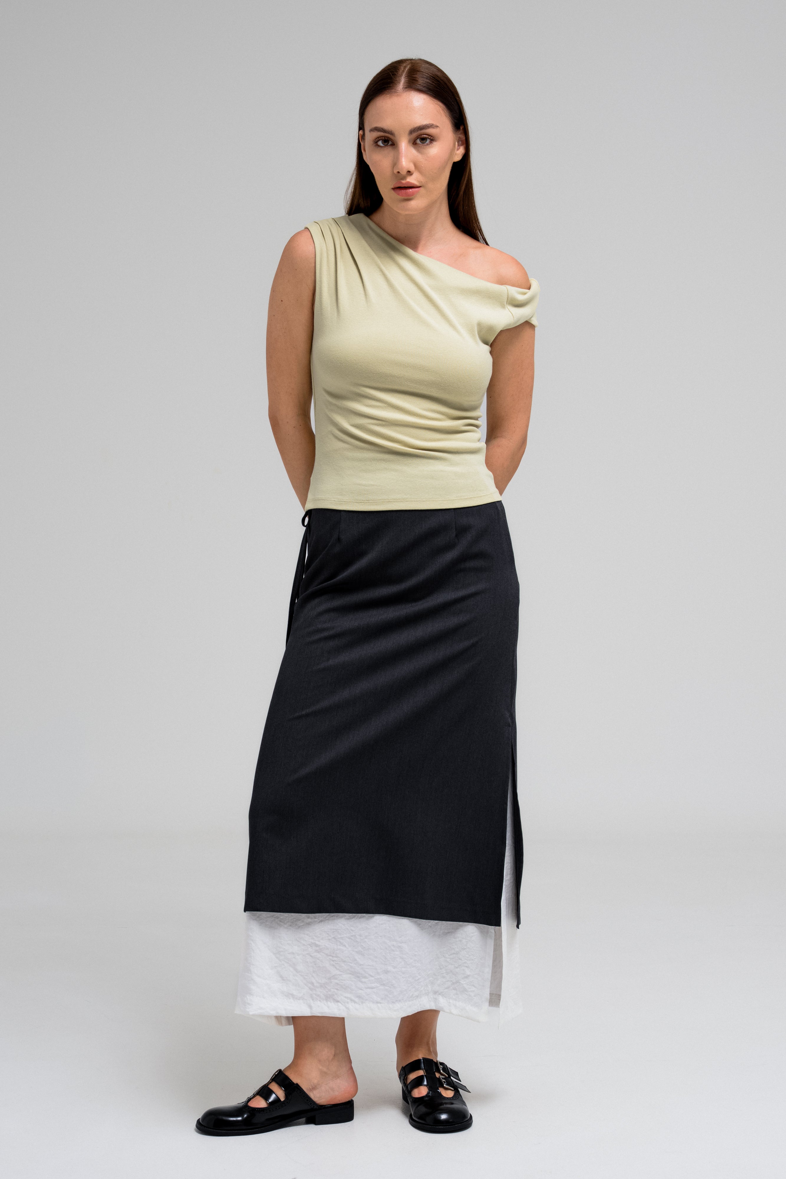 VIENNA DRAPED TOP