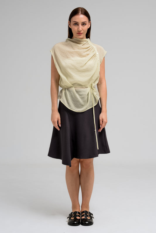 SOREN DRAPED BLOUSE