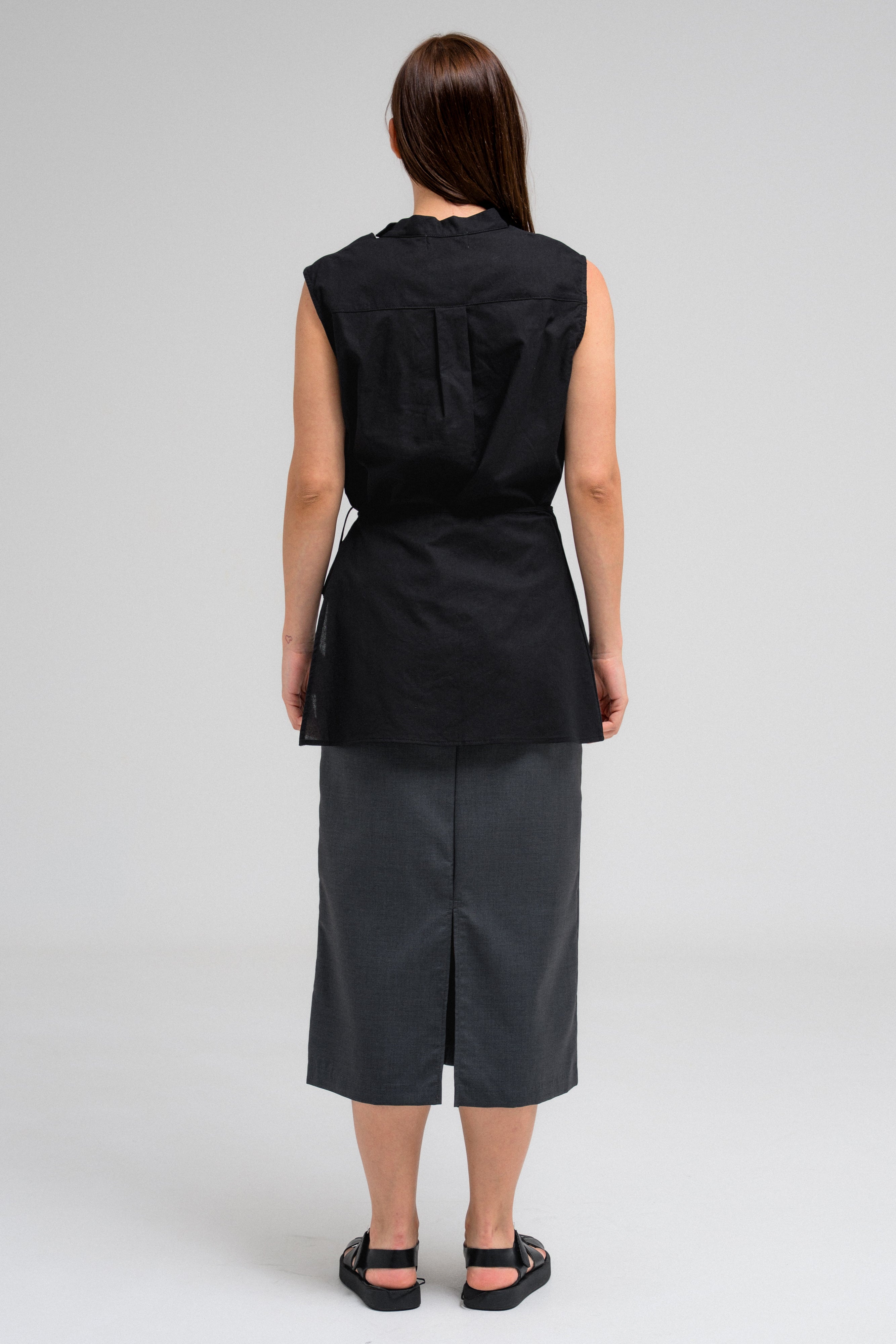 NOIR ASYMMETRIC TOP