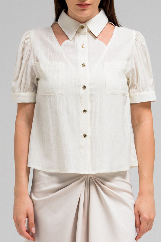 MAISY CUTOUT SHIRT