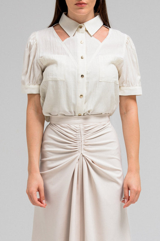 MAISY CUTOUT SHIRT