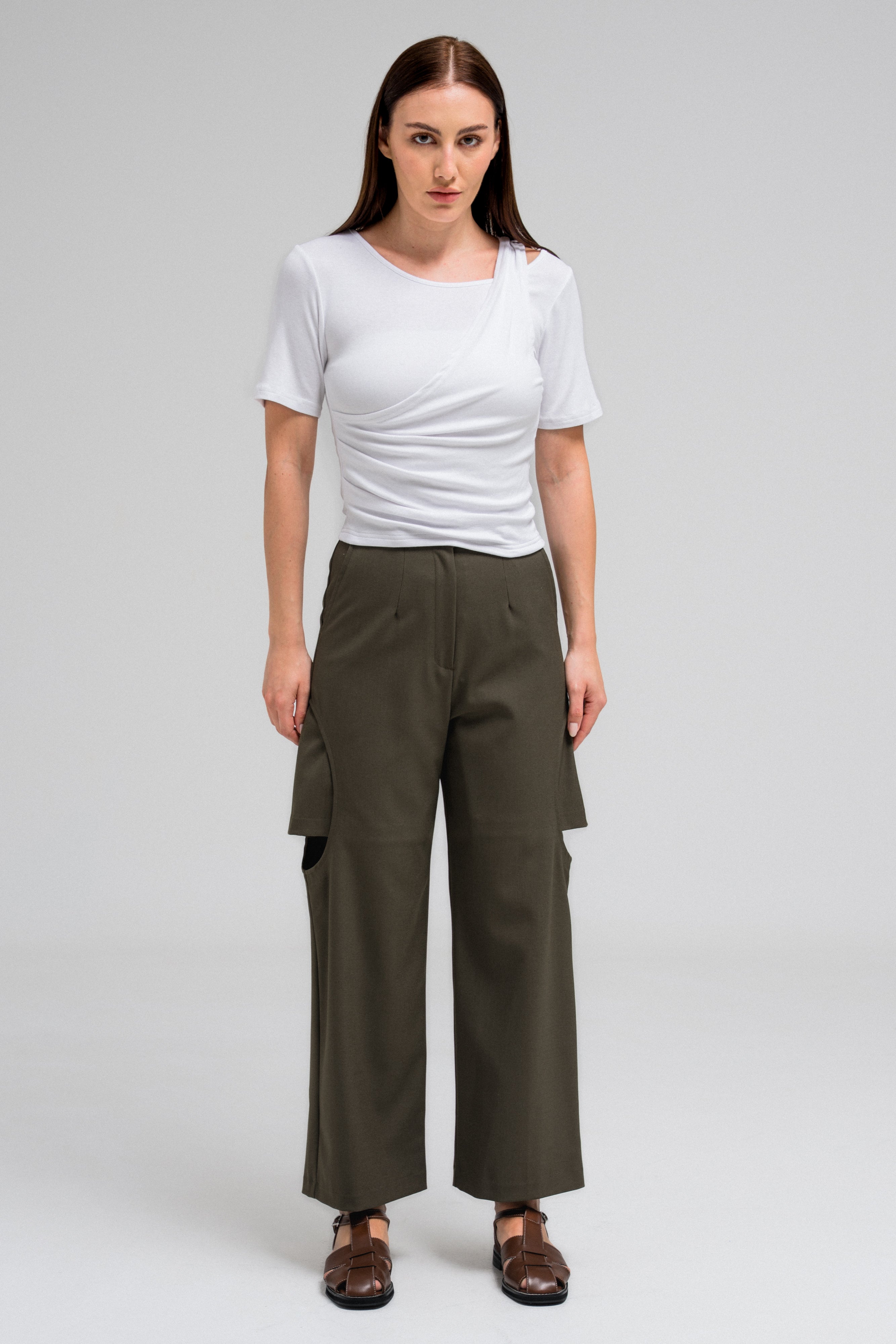 LEONA DRAPE TOP