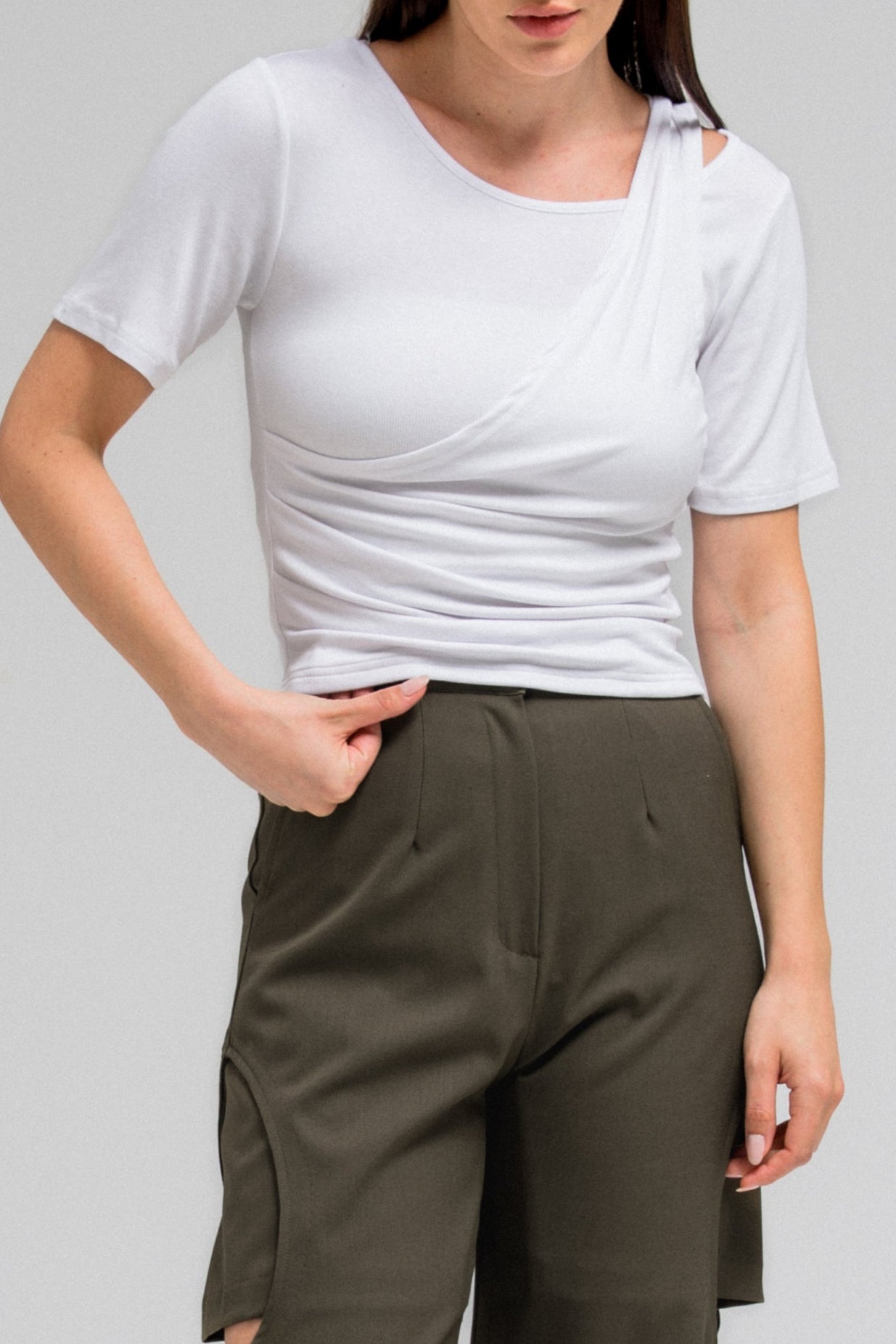 LEONA DRAPE TOP