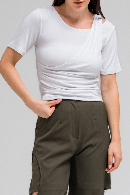 LEONA DRAPE TOP