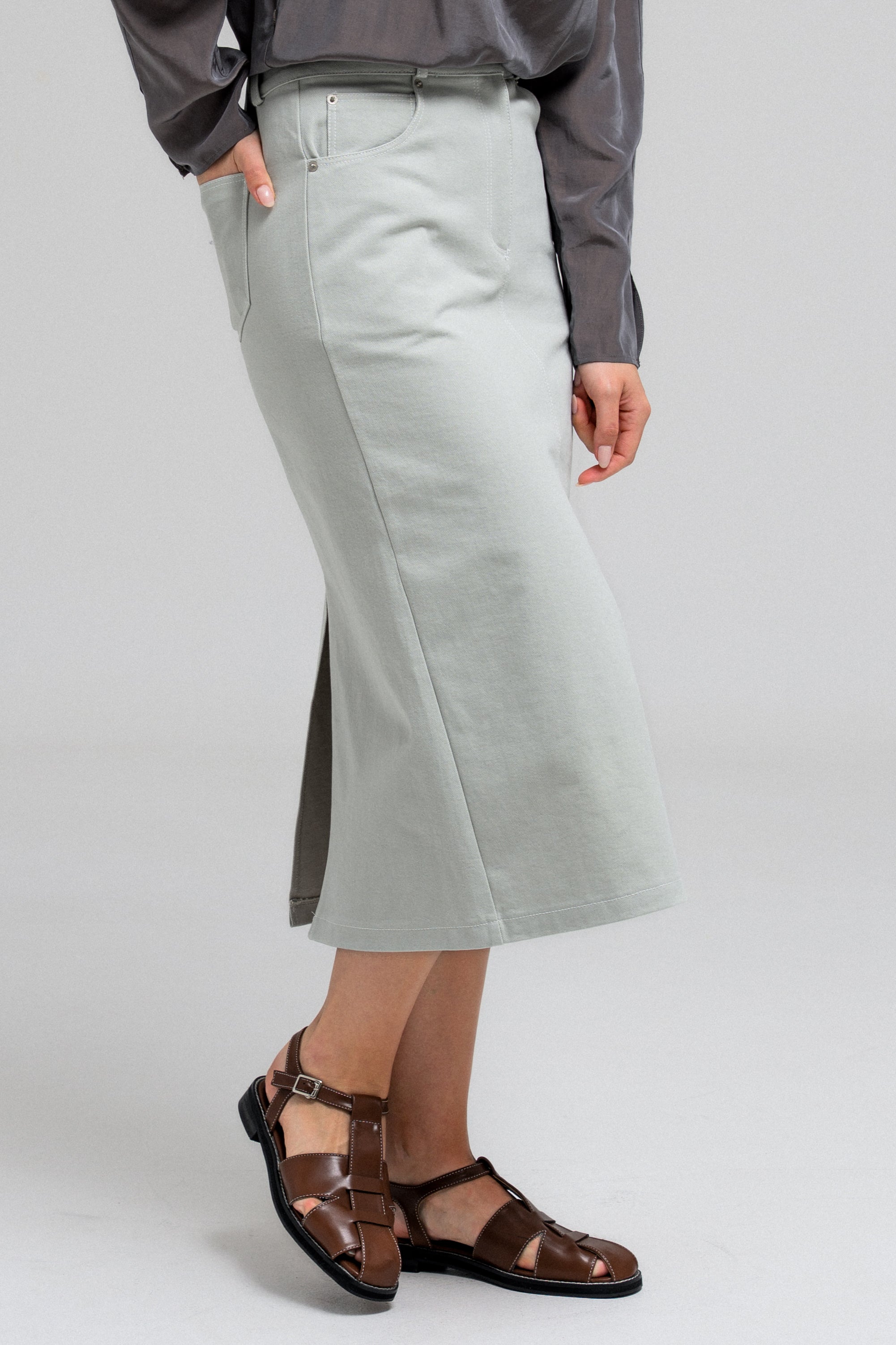 LYRA DENIM SKIRT