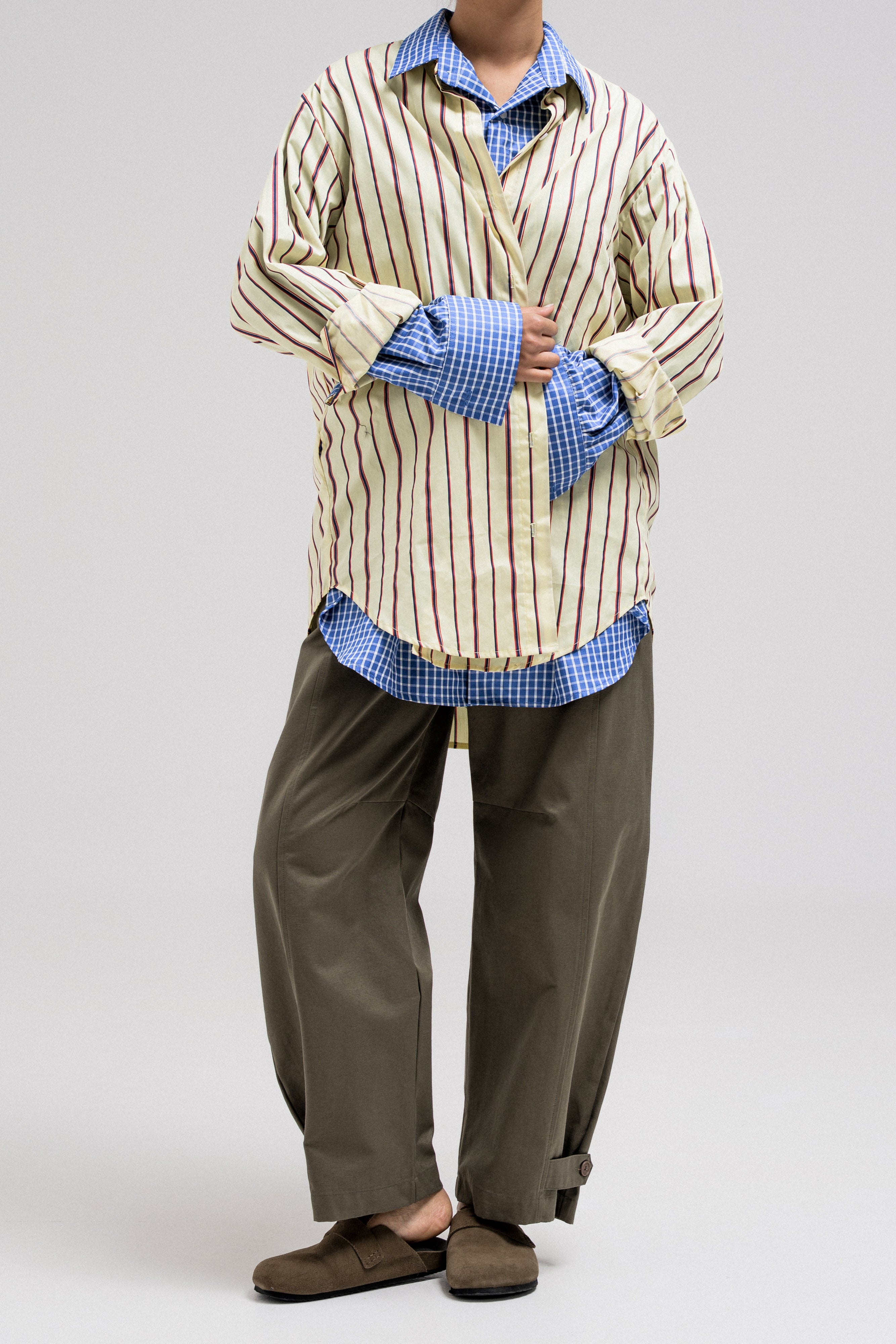 LAYERED CONTRAST SHIRT