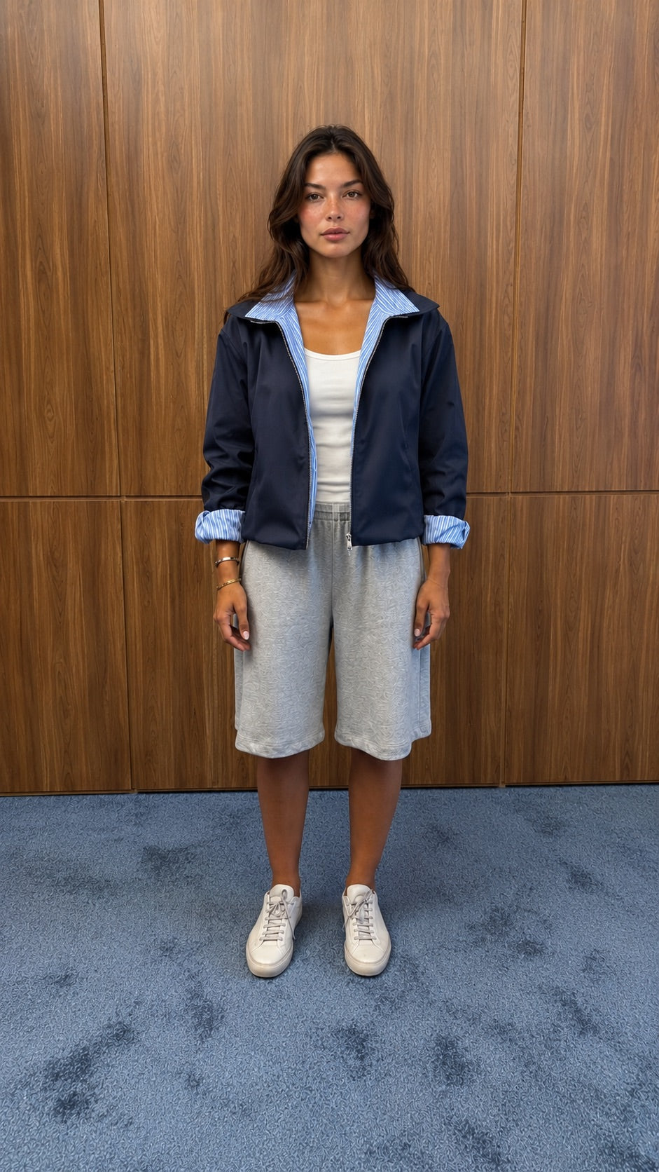 MIX BOMBER JACKET